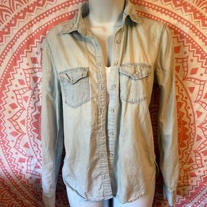 Small - blue - Aeropostale button down